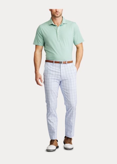 Calça Chino Ralph Lauren Tailored Fit Plaid Homem 05918-WLCS